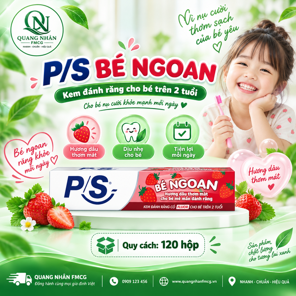 KEM ĐÁNH RĂNG P/S BÉ NGOAN 35G
