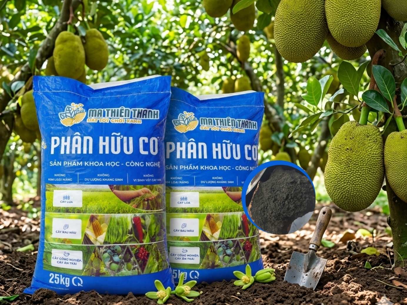 MÍT GIAI ĐOẠN KIẾN THIẾT: CÁCH NUÔI CÂY KHỎE, BUNG TÁN TỐT BẰNG PHÂN HỮU CƠ