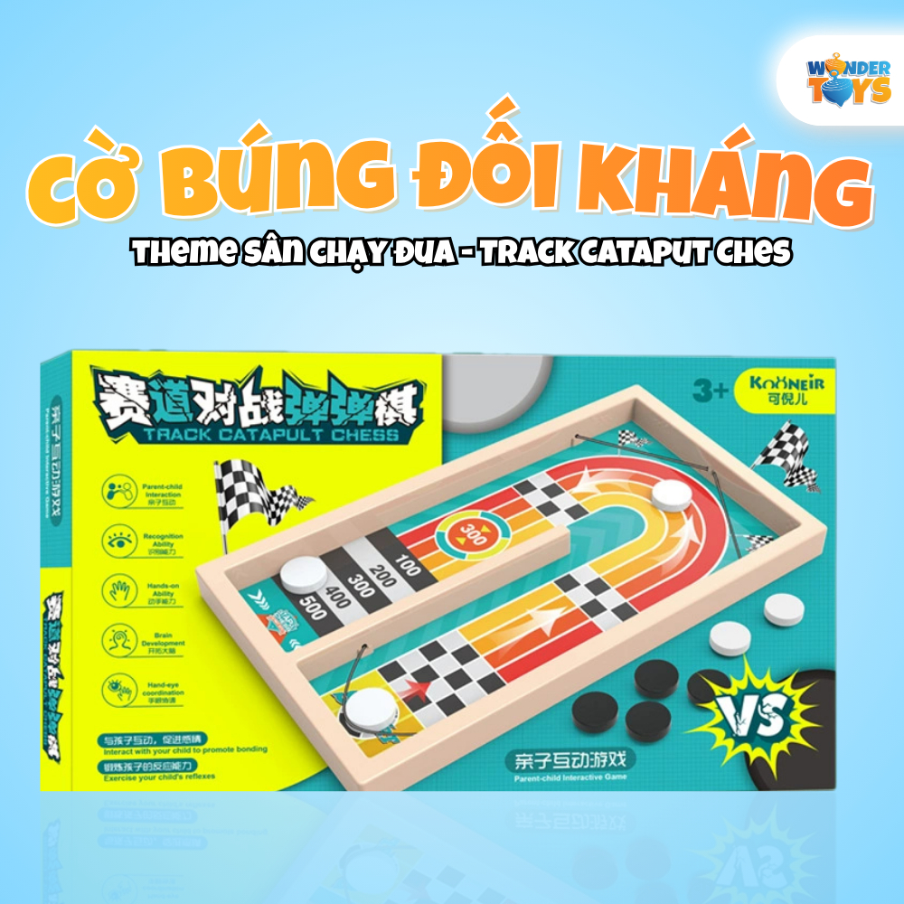 Cờ Búng Đối Kháng Sân Đua- Game Trí Tuệ Đường đua cờ búng– vừa chơi vừa tính điểm, WonderToysVN