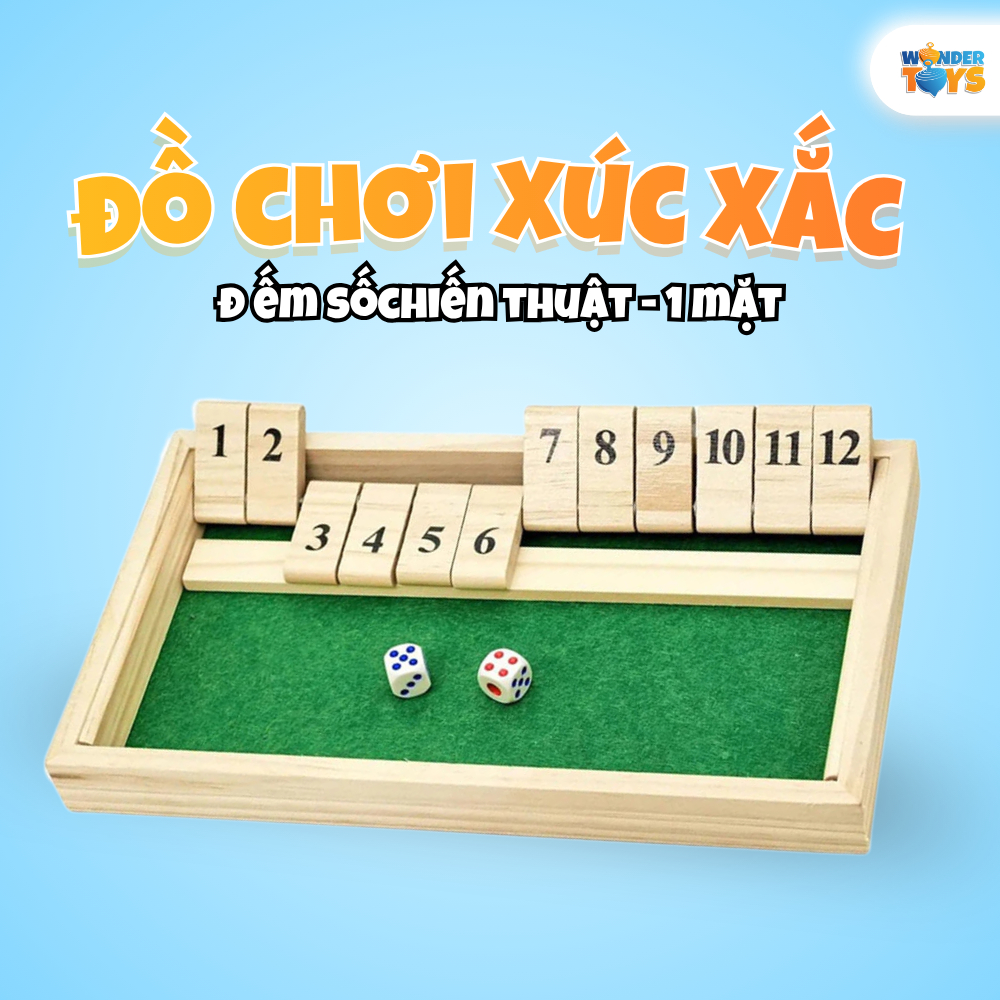 Đồ Chơi Xúc Xắc Đếm Số Chiến Thuật 1 Mặt Phát Triển Tư Duy Sáng Tạo Cho Trẻ - WonderToysVN
