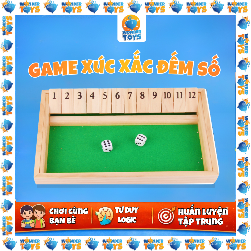 Đồ Chơi Xúc Xắc Đếm Số Chiến Thuật 1 Mặt Phát Triển Tư Duy Sáng Tạo Cho Trẻ - WonderToysVN