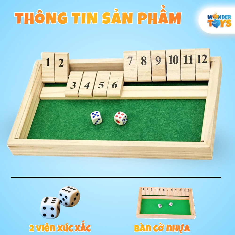 Đồ Chơi Xúc Xắc Đếm Số Chiến Thuật 1 Mặt Phát Triển Tư Duy Sáng Tạo Cho Trẻ - WonderToysVN