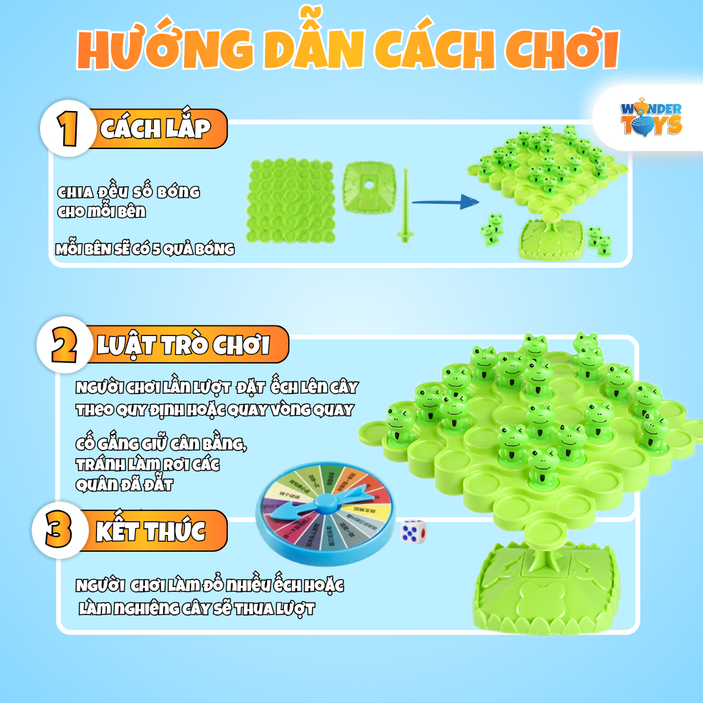 Ếch Cân Bằng Trồ Chơi Cây Thăng Bằng Giải Trí Phát Triển Tư Duy Cho Bé