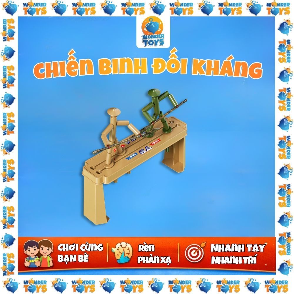 Đồ Chơi Chiến Binh Đối Kháng Người Tre Bamboo Section Man - Nhựa ABS Cao Cấp