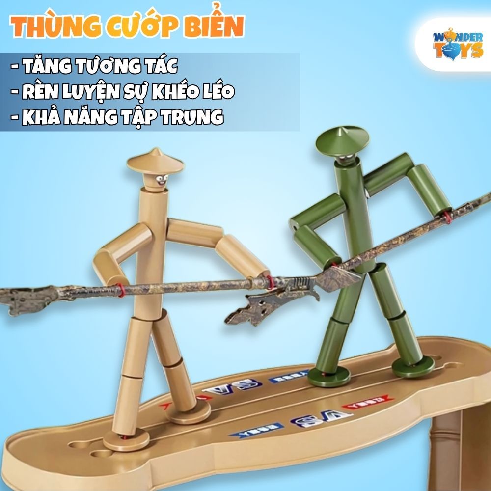Đồ Chơi Chiến Binh Đối Kháng Người Tre Bamboo Section Man - Nhựa ABS Cao Cấp