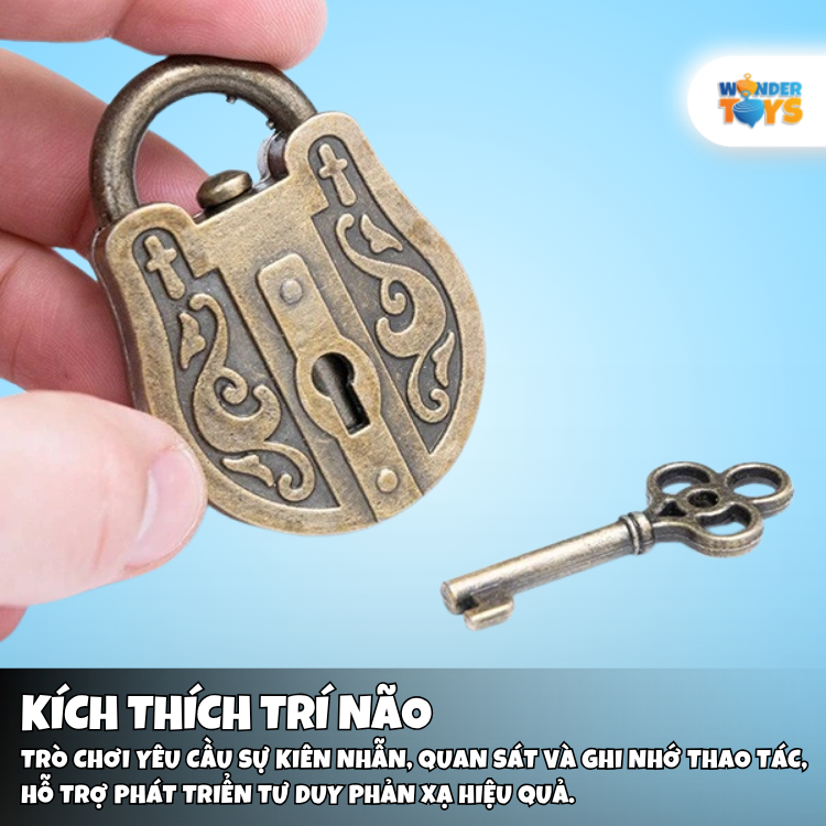 Đồ Chơi Trí Tuệ Mở Khóa Thông Minh Hanayama Puzzle - Bộ Khóa Cài IQ Thử Thách Não Bộ Độc Đáo