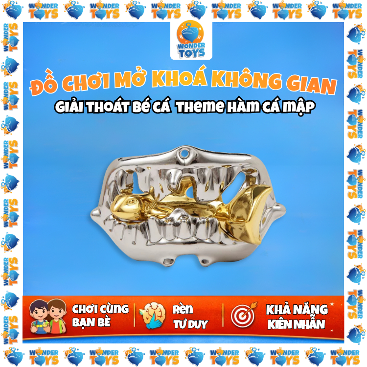 Bộ Puzzle Kim Loại 3D Giải Đố Trí Tuệ - Đồ Chơi IQ Thử Thách Tư Duy Cho Trẻ Em
