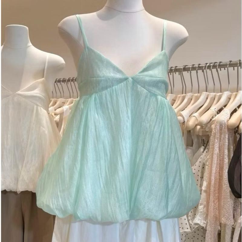 HUMFASHION Áo Bí Nữ Màu Xanh Tiffany Thiết Kế Dáng Dài Phong Cách Thời Trang Hiện Đại