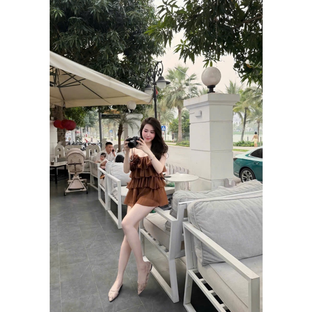 Set 2 đây đính hoa sang chảnh đi biển đi chơi siêu xinh
