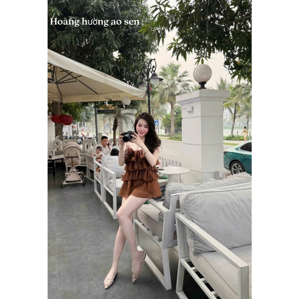 Set 2 đây đính hoa sang chảnh đi biển đi chơi siêu xinh