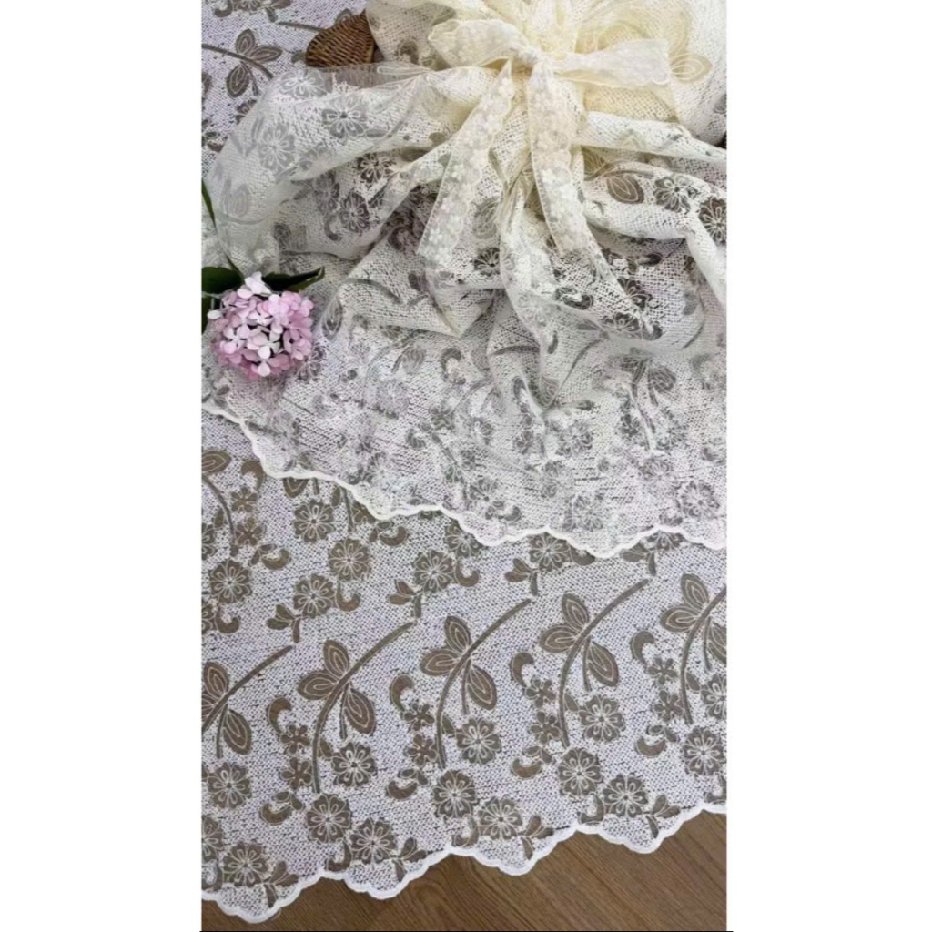 Váy ren hoa chiết eo bồng xoè, váy nữ tiểu thư nhẹ nhàng phong cách Hàn quốc kèm quần bảo hộ