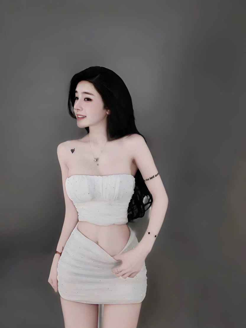 Sét đồ nữ hotrend áo 2S lưới đính đá chân váy nhún ôm body cá tính quyến rủ thời trang mới mẻ và nổi bật