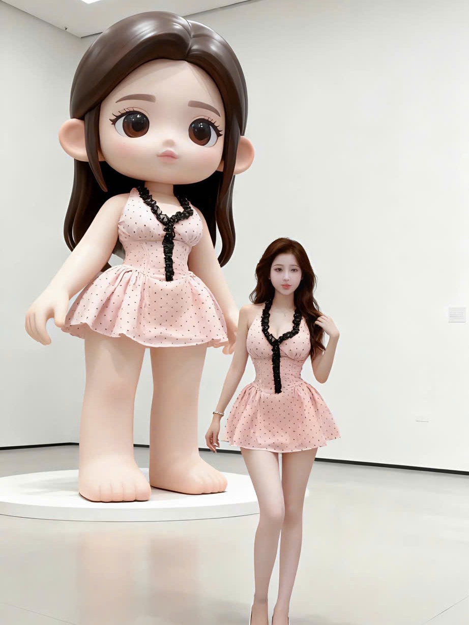 Đầm Yếm Tơ Chấm Bi Xếp Li Eo Dáng Xoè Dây Peplum Kèm Quần Bảo Hộ Chất Liệu Tơ Nến Mềm Mại Thoải Mái