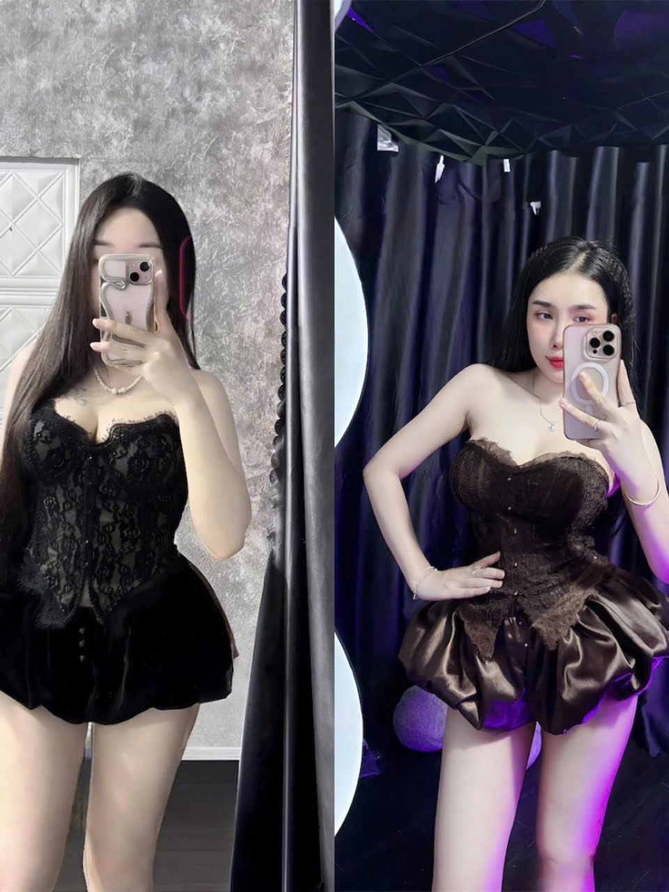 Sét đồ nữ hot trend áo bra cúp ren phối ren chỉ đính ngọc mix quần bí