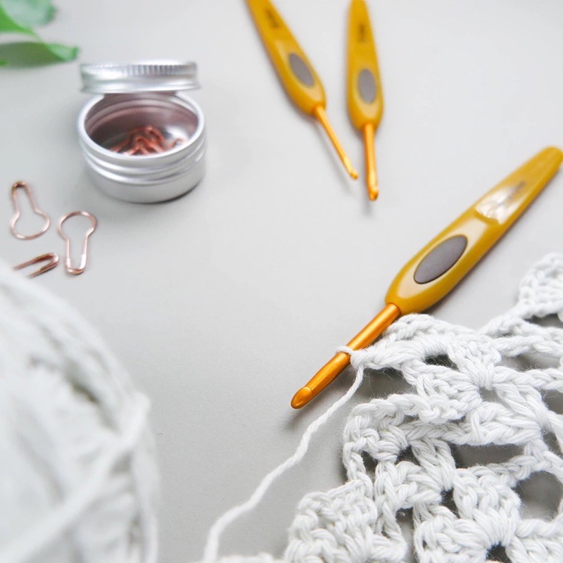 Bộ kim móc Clover hàng nội địa (size 2.0mm-6.0mm) (26243)