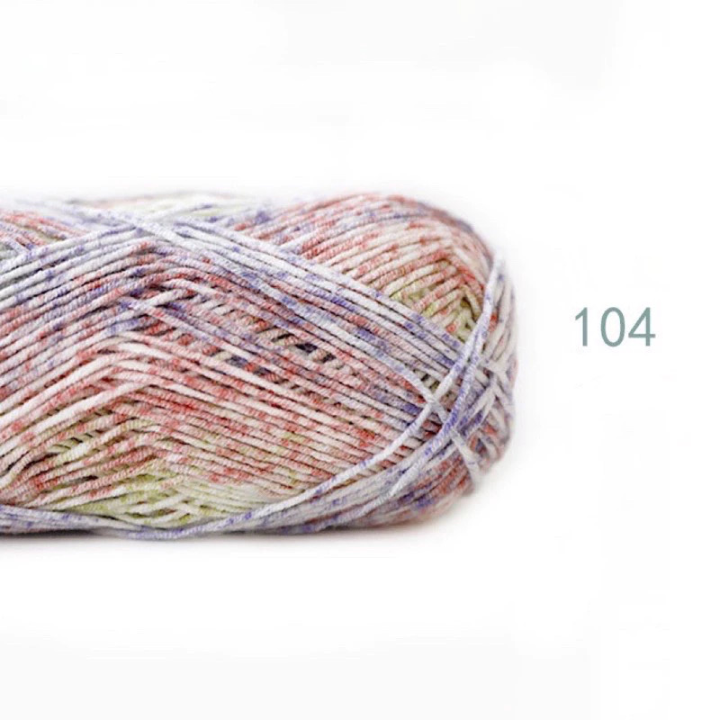 Len Baby Yarn màu loang (cuộn 40gr) (26281)