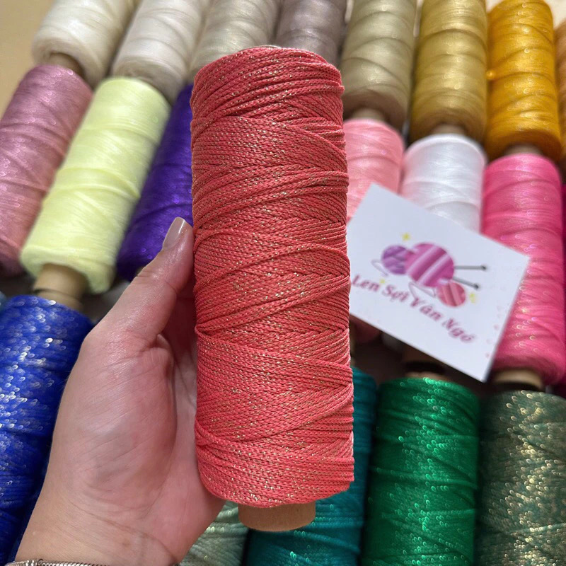 Sợi dệt kim tuyến 2mm Craftyarn VN (cuộn 125gr) (26265)