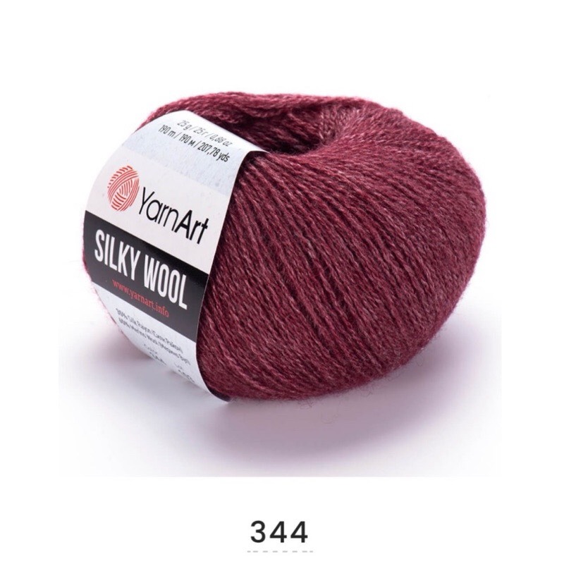 Len YarnArt SILKY WOOL (cuộn 25gr) (26321)