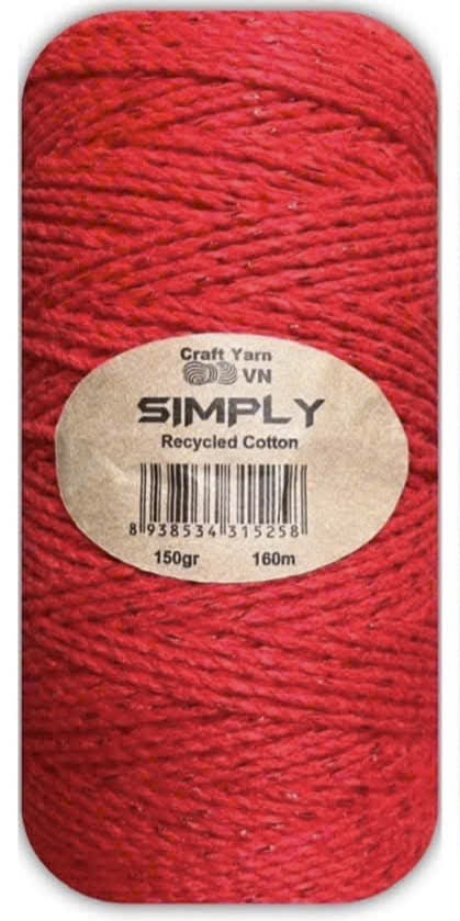 Sợi SIMPLY móc túi/mũ hè (cuộn 150gr) (26260)
