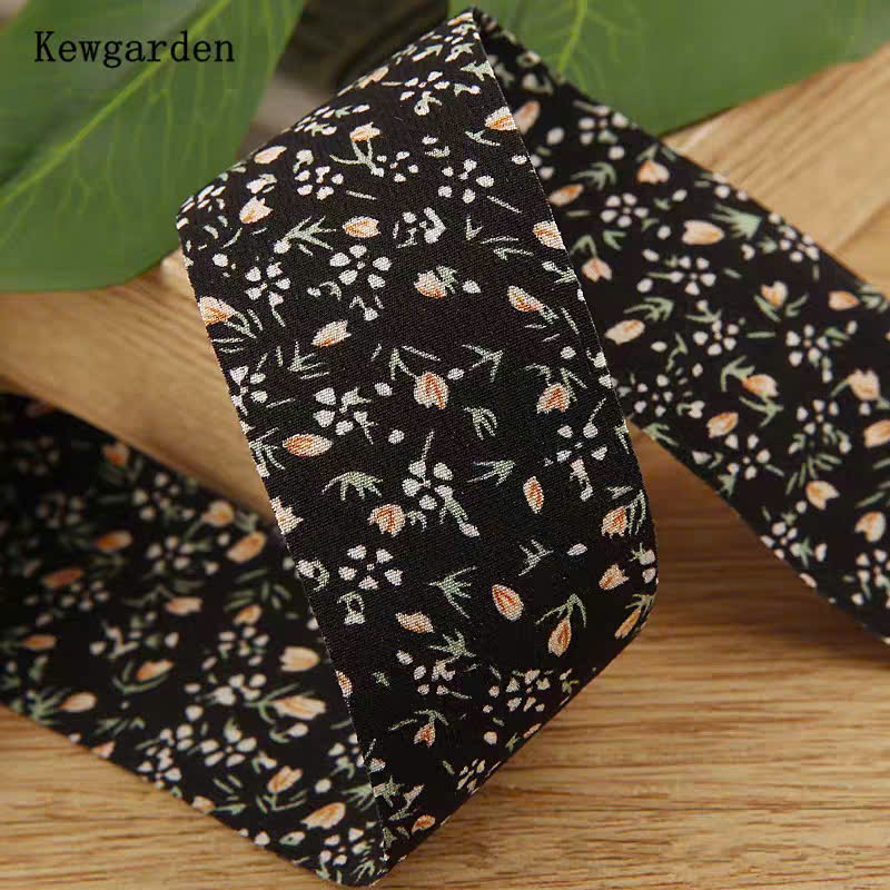 2 mét ruy băng vải hoa (bản 2.5cm) (26119)