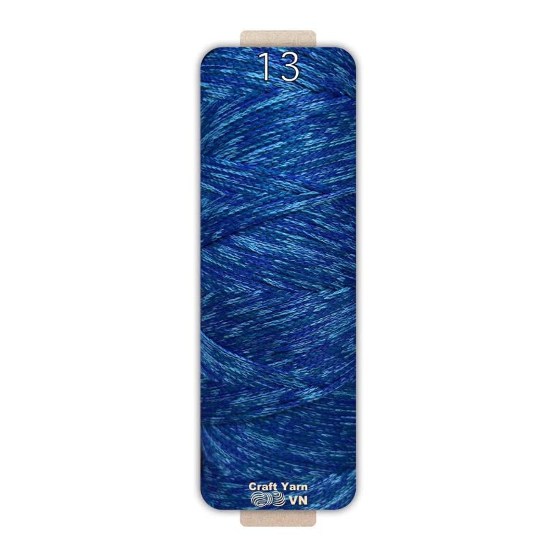 Sợi dệt 2mm màu loang (cuộn 125gr) (26264)