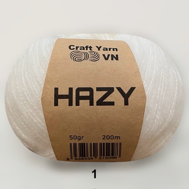 Len HAZY Craftyarn VN (cuộn 50gr) (26334)