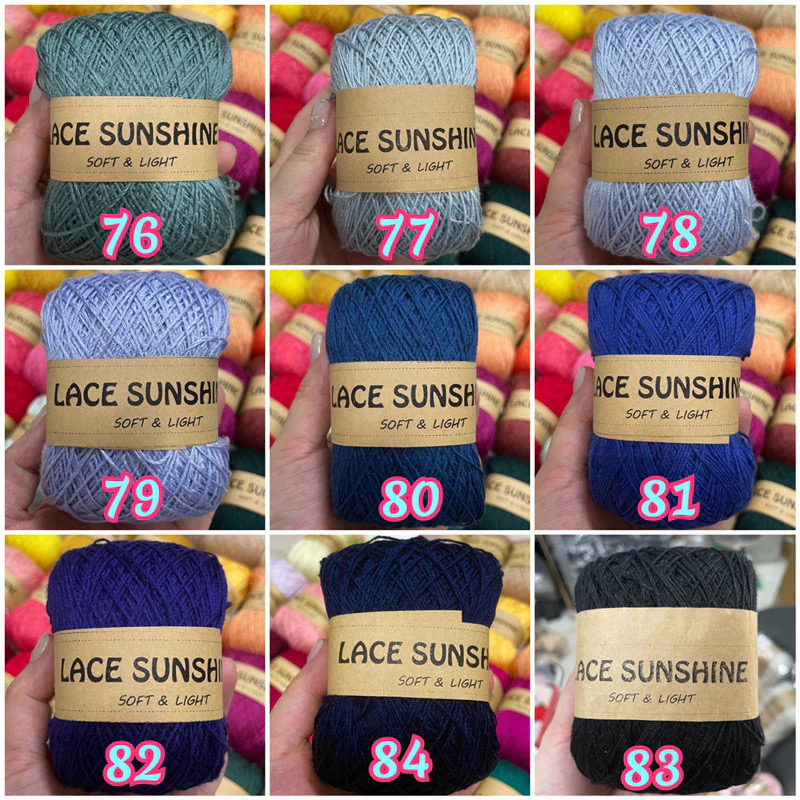 Sợi Lace Sunshine (cuộn 100gr) (26257)