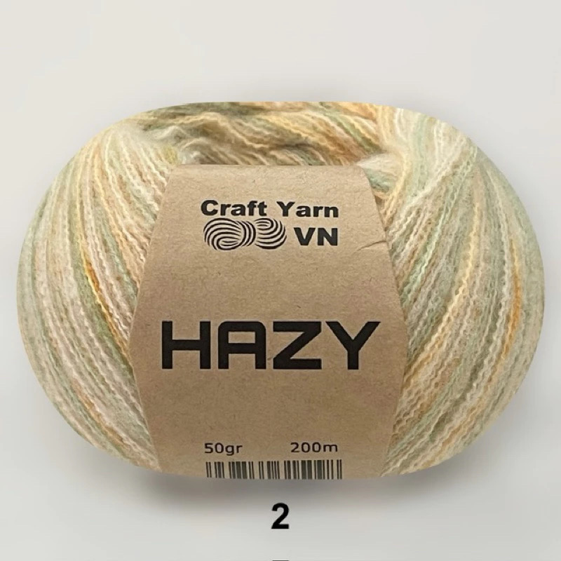 Len HAZY Craftyarn VN (cuộn 50gr) (26334)