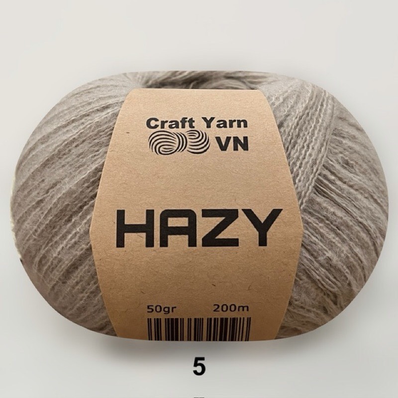 Len HAZY Craftyarn VN (cuộn 50gr) (26334)