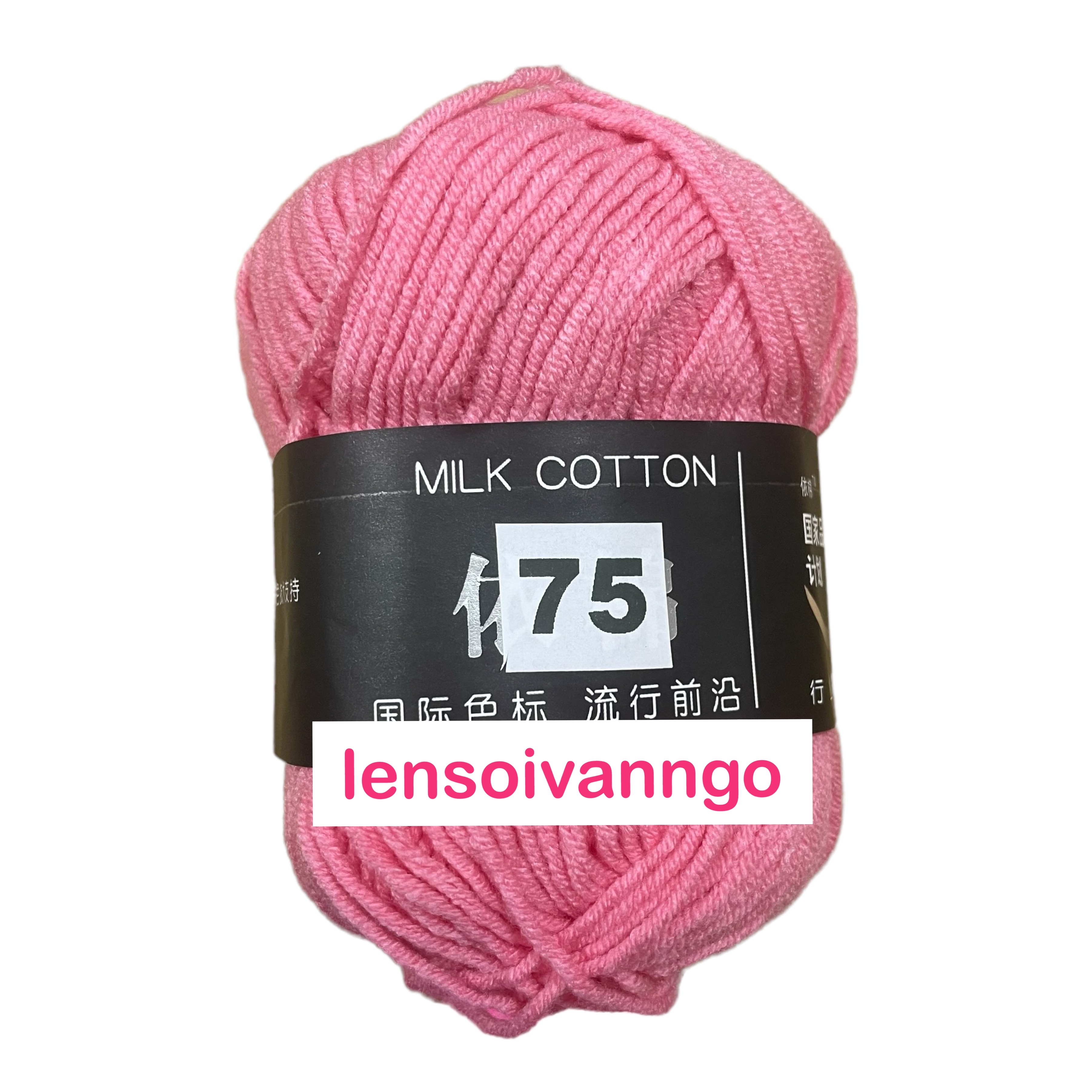 Len Milk Cotton 50gr (mác đen) (26276)