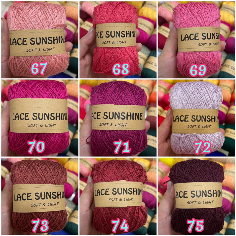 Sợi Lace Sunshine (cuộn 100gr) (26257)