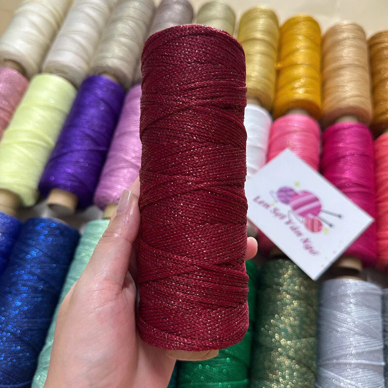 Sợi dệt kim tuyến 2mm Craftyarn VN (cuộn 125gr) (26265)