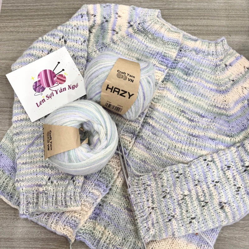 Len HAZY Craftyarn VN (cuộn 50gr) (26334)