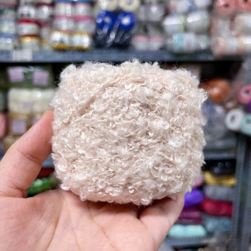 Len xù làm tóc cho búp bê (cuộn 50gr) (26298)