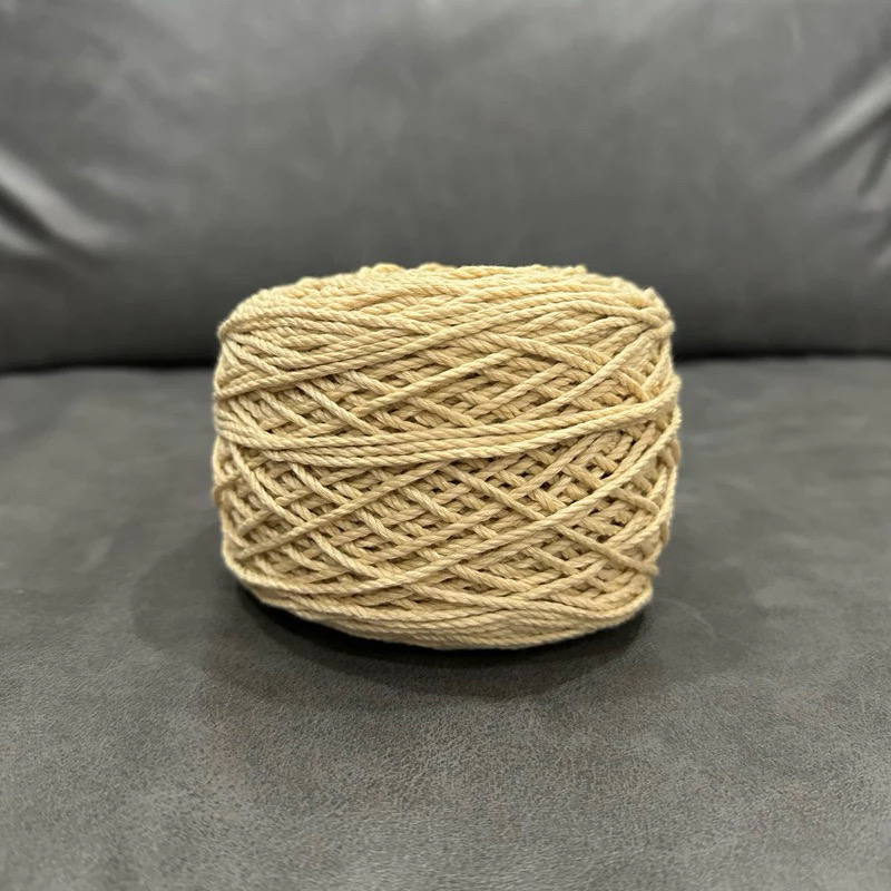 Sợi Macrame Cotton 2mm móc túi, mũ (cuộn 200gr) (26259)