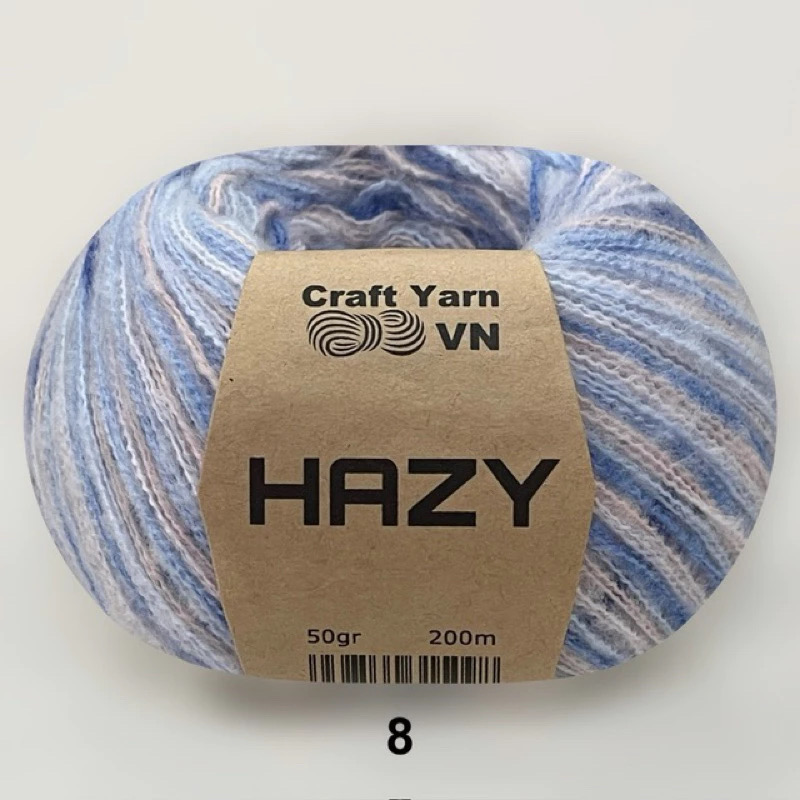 Len HAZY Craftyarn VN (cuộn 50gr) (26334)