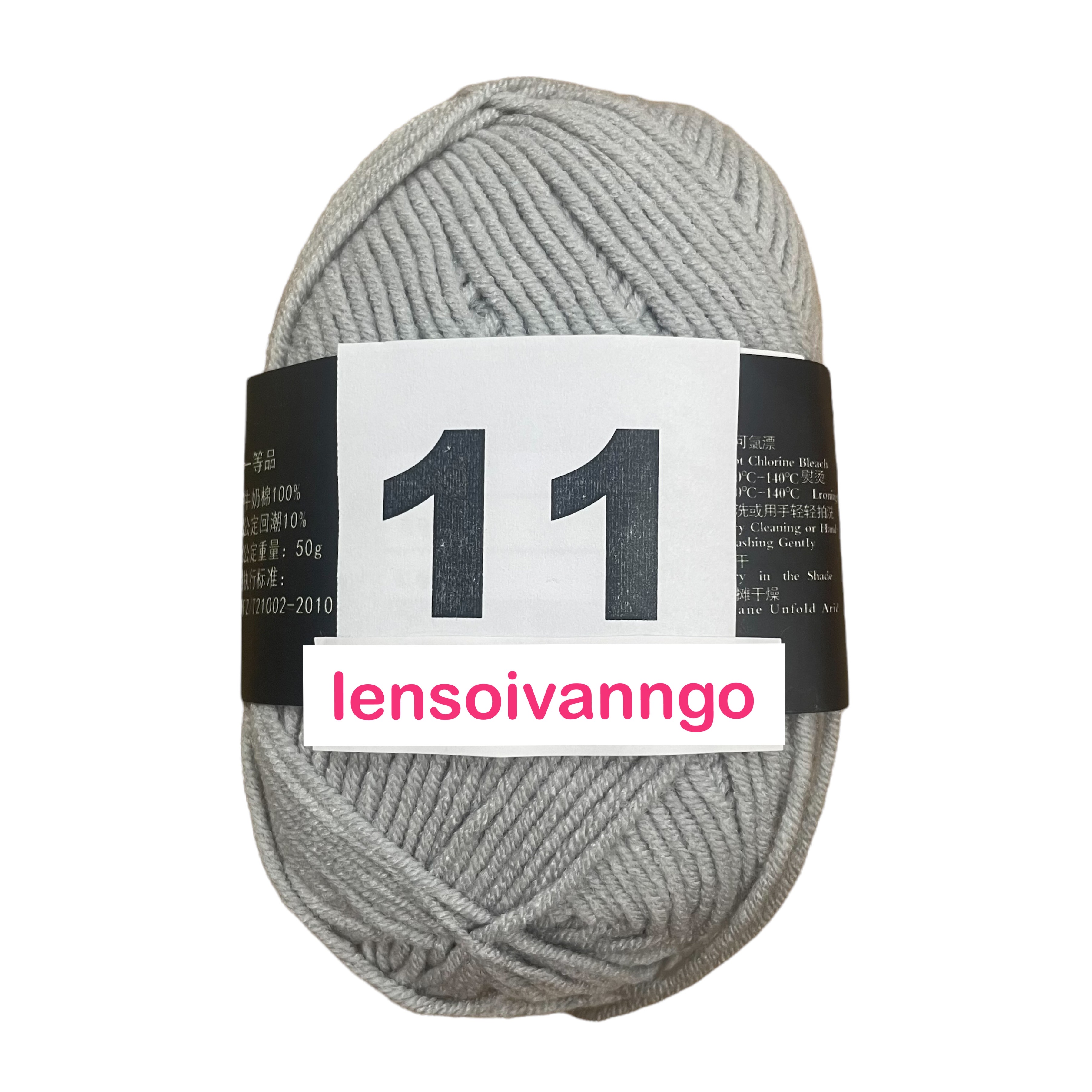 Len Milk Cotton 50gr (mác đen) (26276)