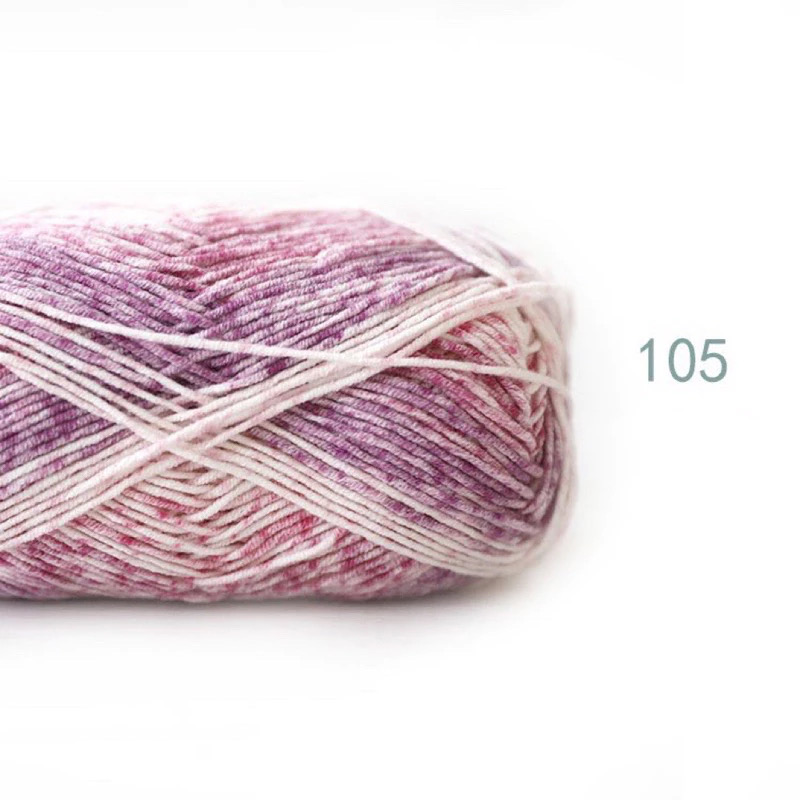 Len Baby Yarn màu loang (cuộn 40gr) (26281)
