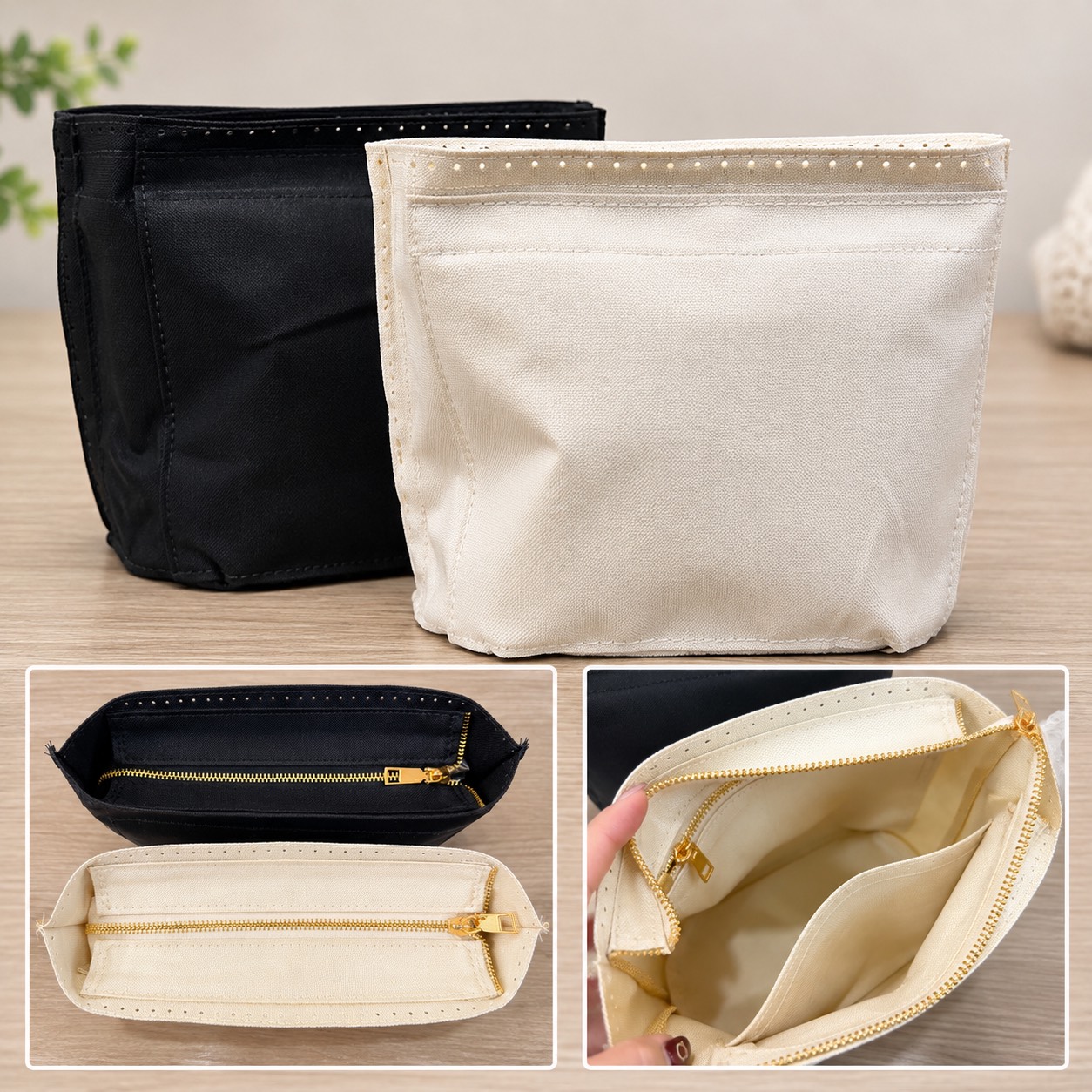 Lót túi may sẵn size 20x10x19cm (chất liệu: vải simili)