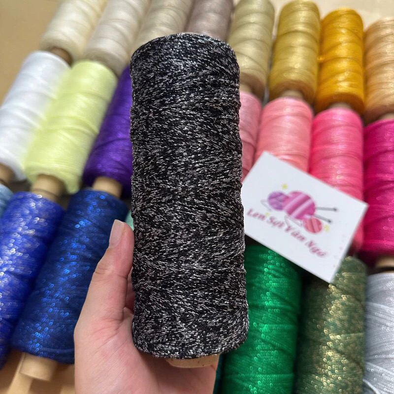 Sợi dệt kim tuyến 2mm Craftyarn VN (cuộn 125gr) (26265)