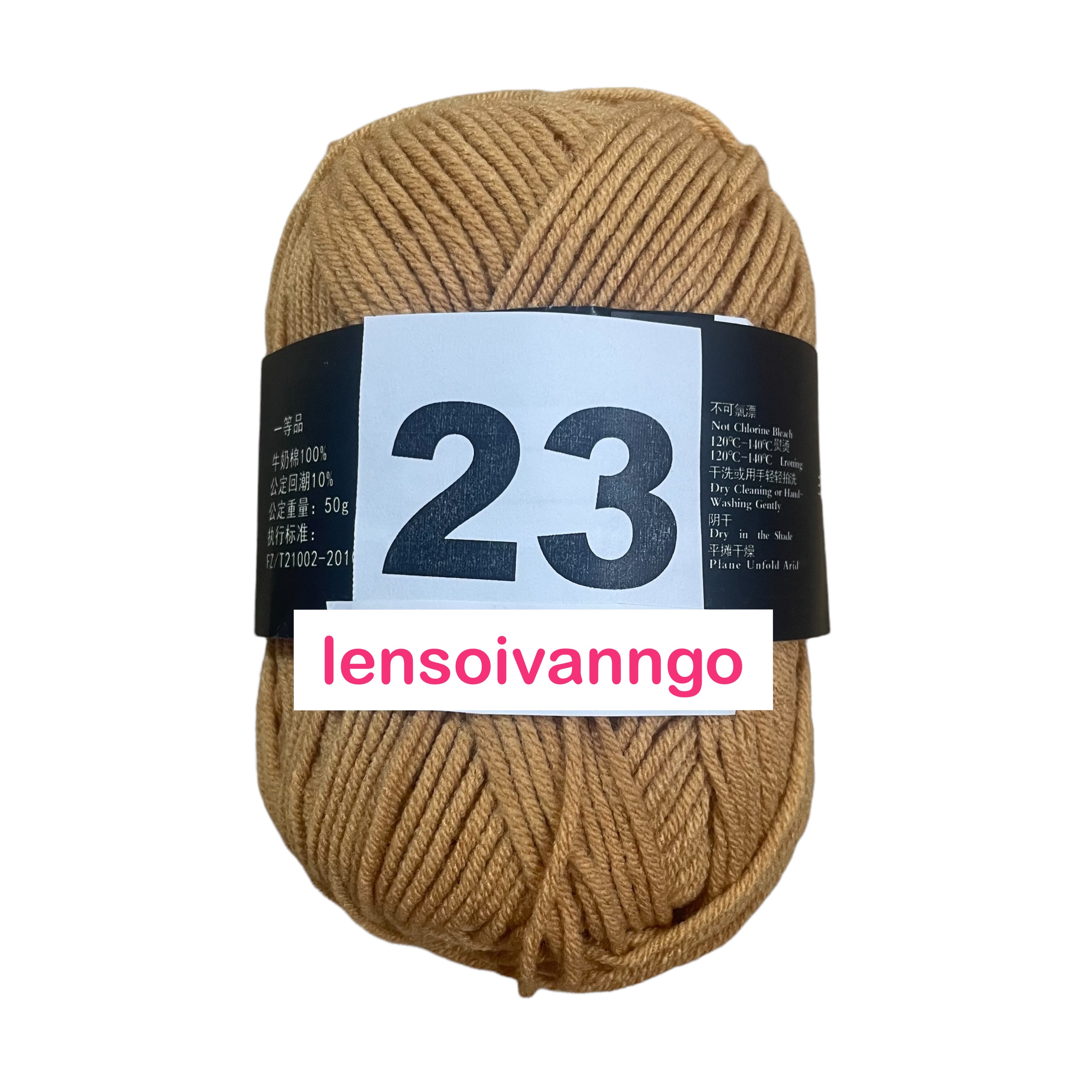 Len Milk Cotton 50gr (mác đen) (26276)