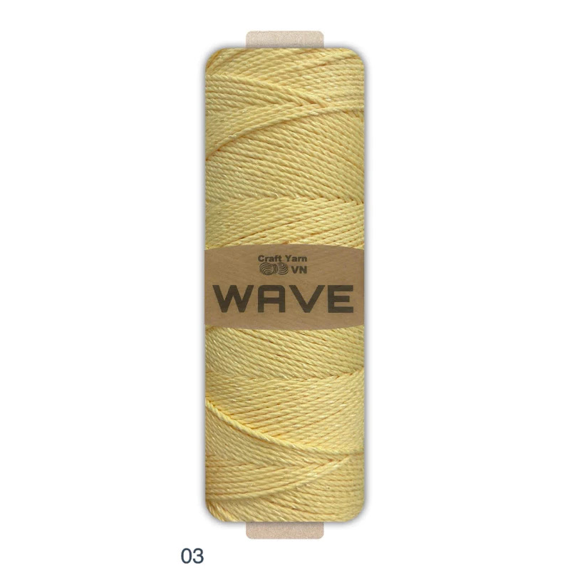 Sợi WAVE Craftyarn VN móc túi/mũ (cuộn 125gr) (26268)