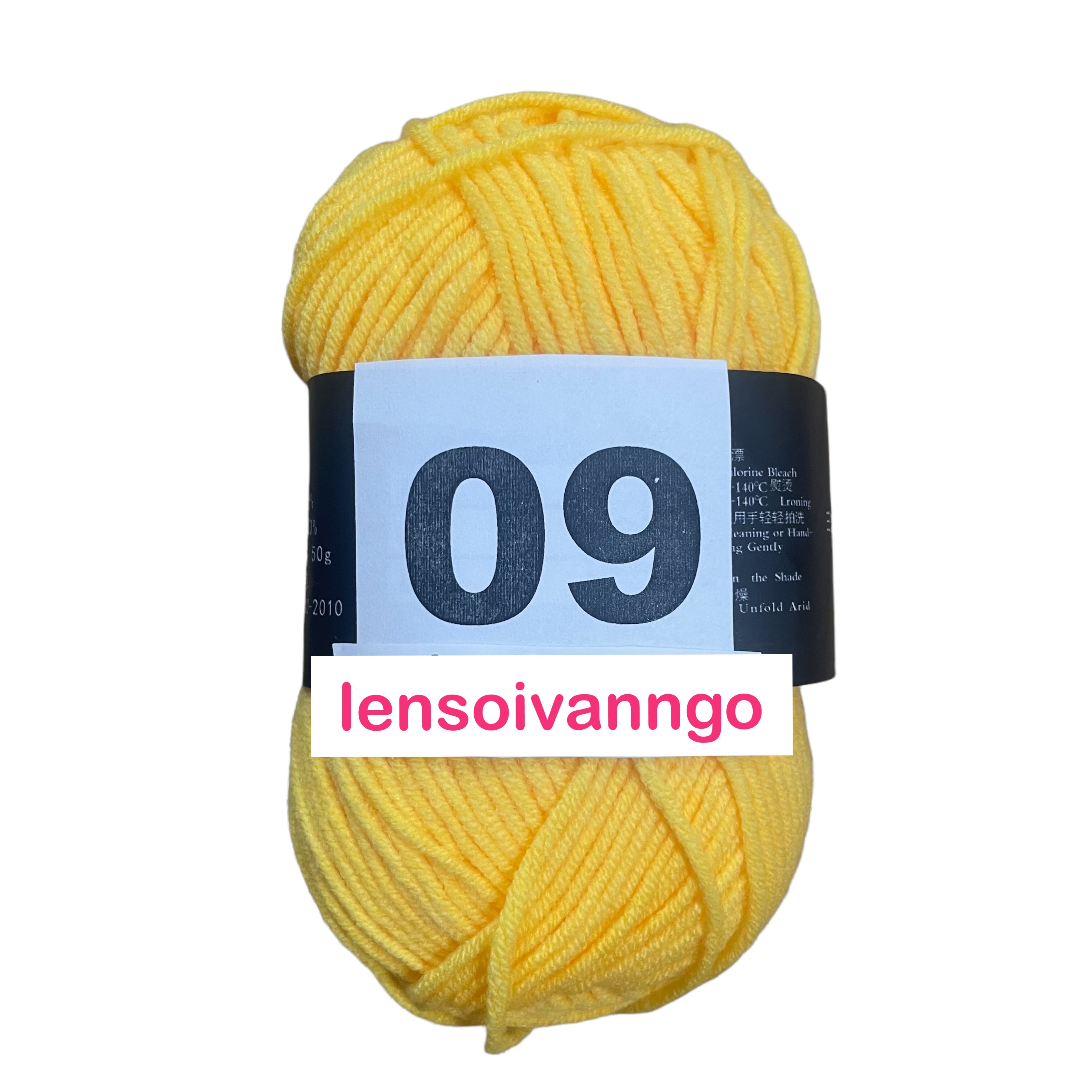 Len Milk Cotton 50gr (mác đen) (26276)