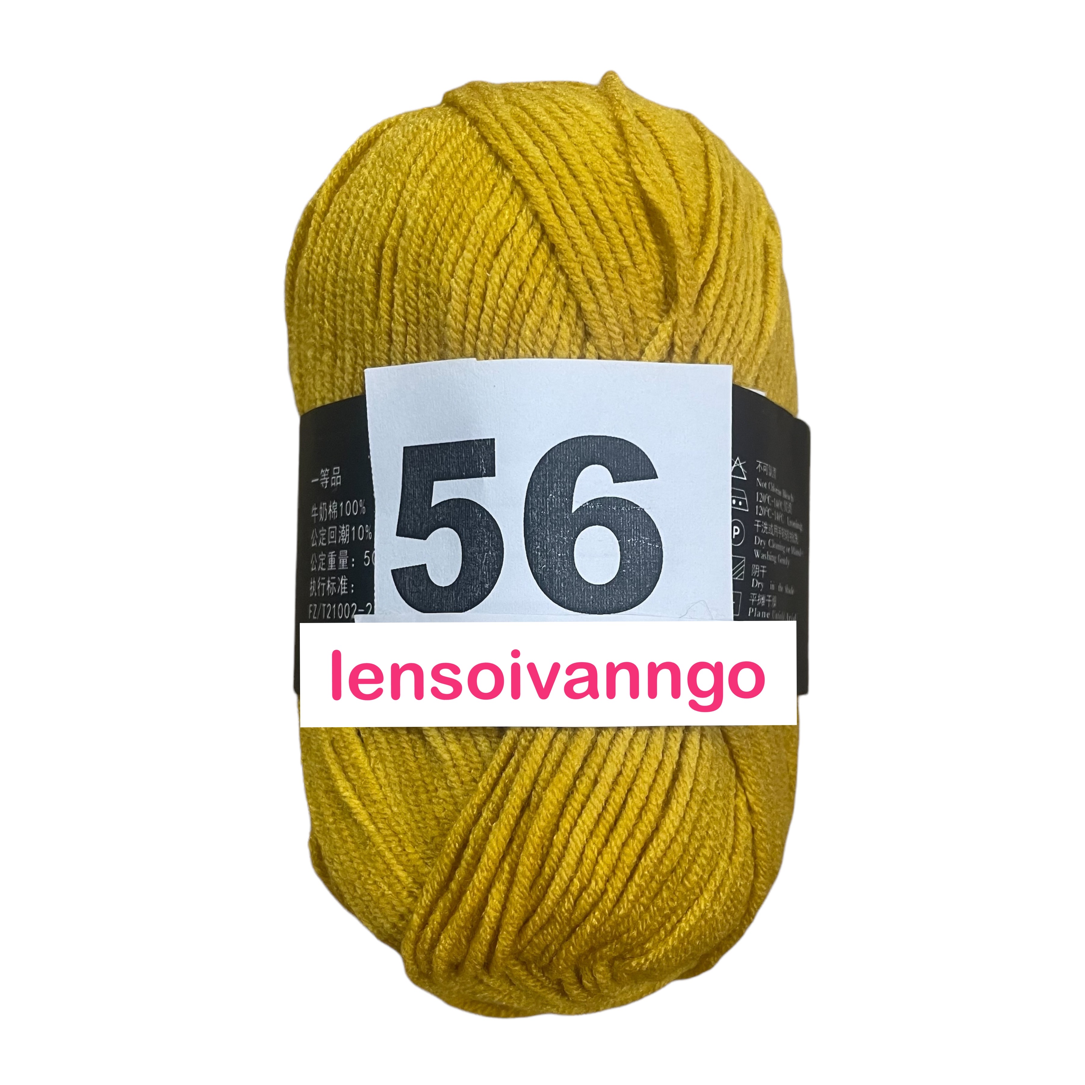 Len Milk Cotton 50gr (mác đen) (26276)