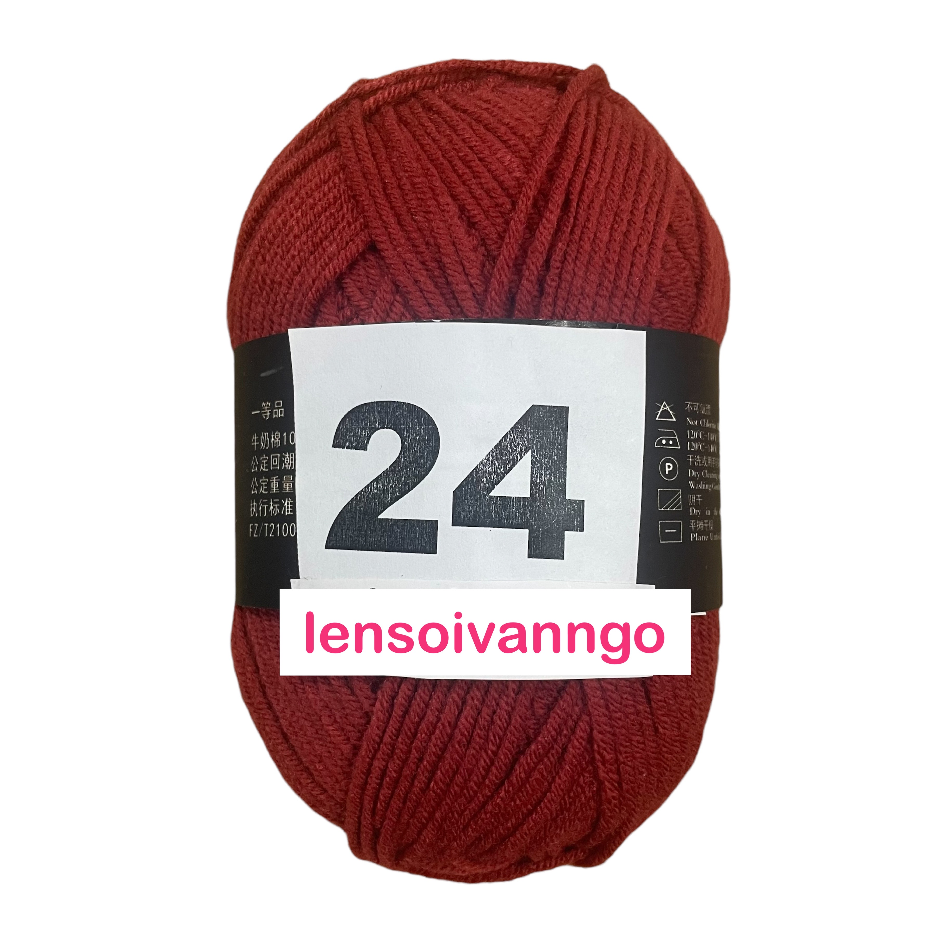 Len Milk Cotton 50gr (mác đen) (26276)