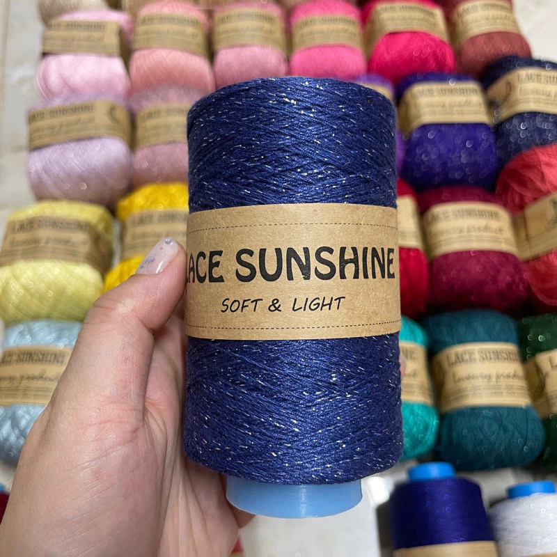 Sợi Lace Sunshine kim tuyến (cuộn 100gr) (26257)
