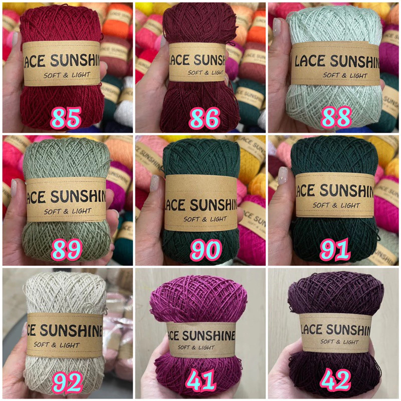 Sợi Lace Sunshine (cuộn 100gr) (26257)