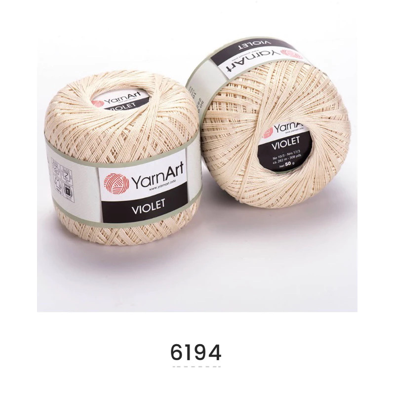 Sợi YarnArt VIOLET Thổ Nhĩ Kỳ (cuộn 50gr) (26322)