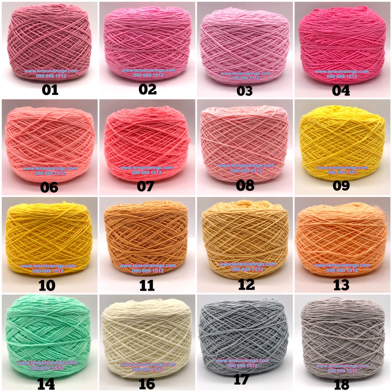 Sợi Cotton Việt Nam 1mm (cuộn 100gr) (26255)