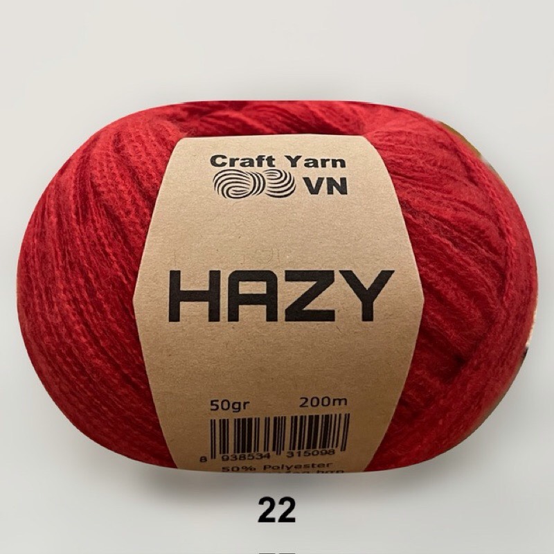 Len HAZY Craftyarn VN (cuộn 50gr) (26334)